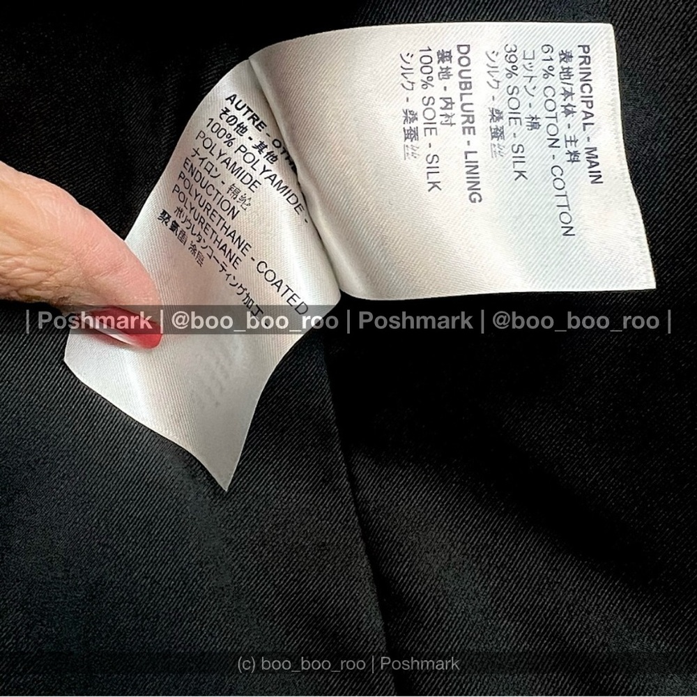 LOUIS VUITTON Ready-to-Wear Black Military Vegan Leather Jacket, 💯AUTHENTIC - Picture 8 of 15